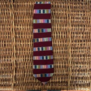Alexander Julian Colours 1980s silk tie in EUC